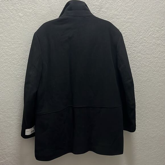 Calvin Klein Coleman Top Coat Black Size Men 42R - Picture 4 of 10